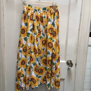 Sunflower skirt